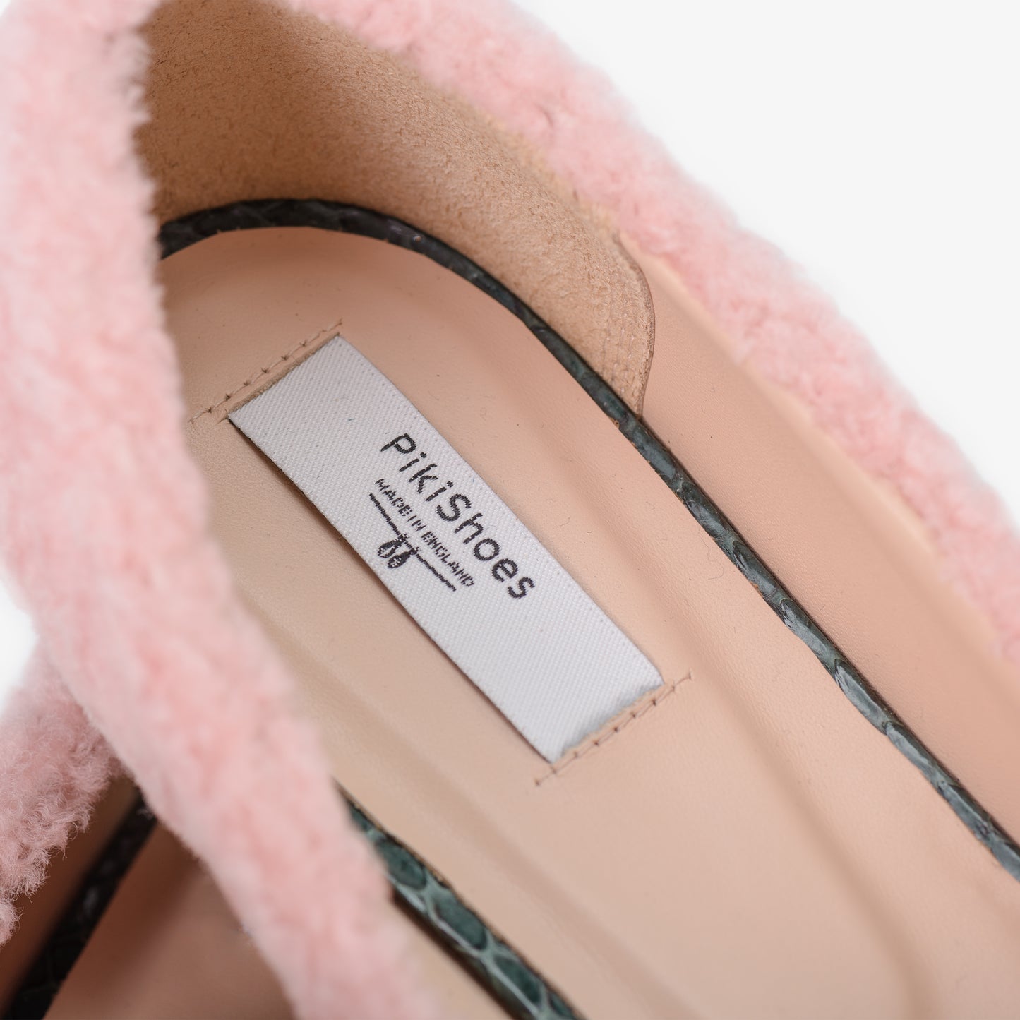 Pink Sheepskin Fur Shoes