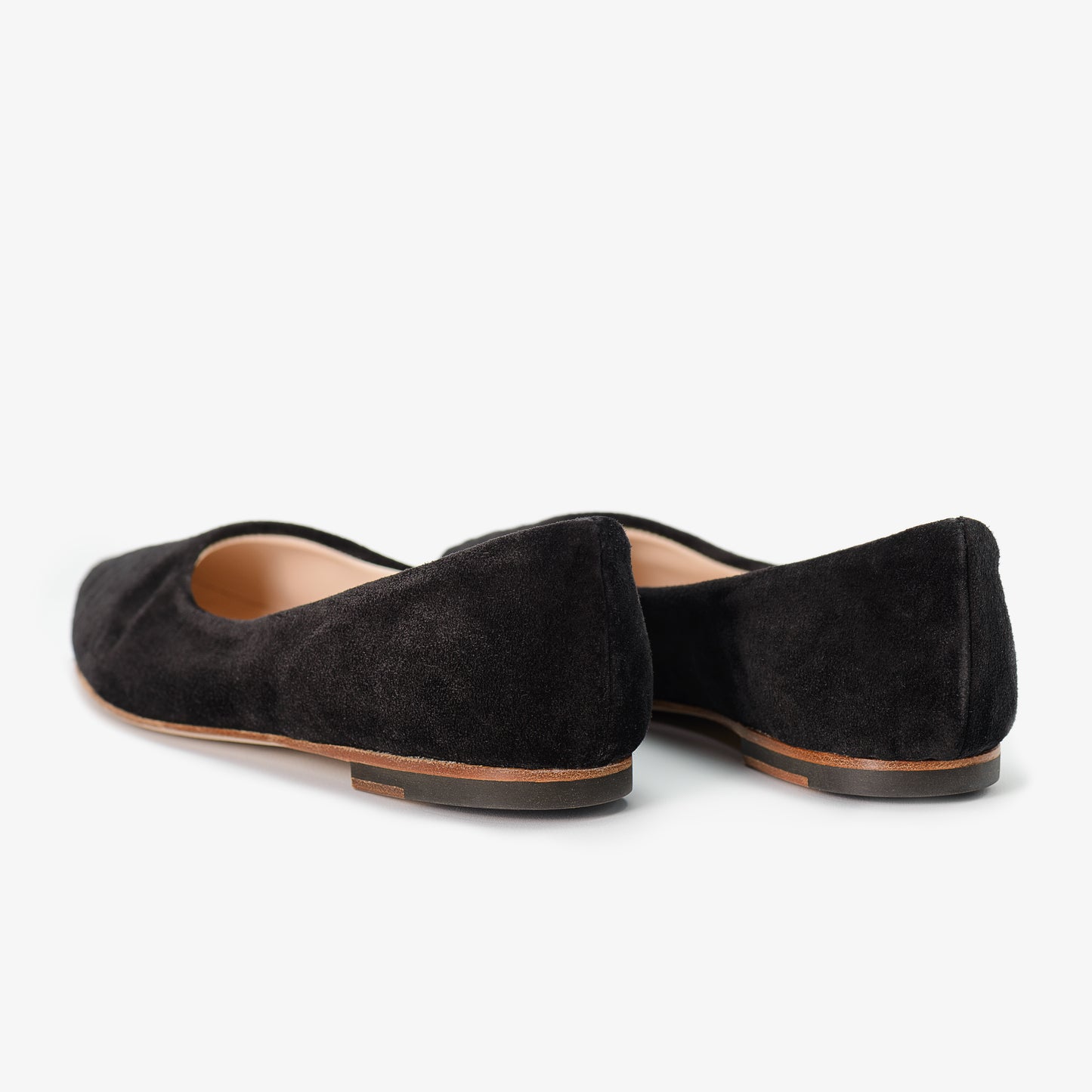 Crocodile Emboss Black Suede Shoes